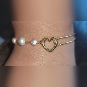 NEW! Heart Stainless Steel Bracelet